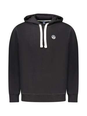 Hanorac barbati, cu mini logo, Regular fit, Negru, S foto