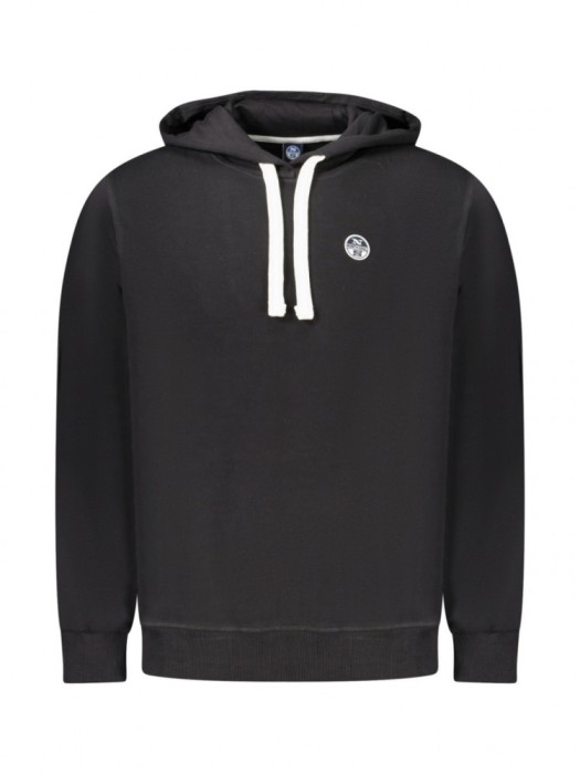 Hanorac barbati, cu mini logo, Regular fit, Negru, S