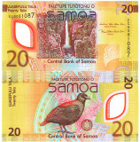 Samoa 20 Tala 2023 P-49 Polimer UNC