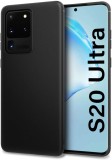 Husa Silicon Samsung Galaxy S20 Ultra, Slim Antishock, Protectie Zgarieturi, Neagra