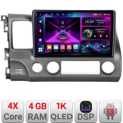 Navigatie Honda Civic Sedan A-044 4+64 InCell Display 1K Android Waze USB Navigatie Internet Youtube Radio CarStore Technology foto