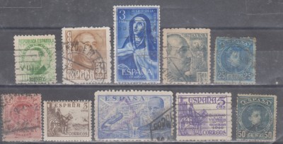 M2 - R1 2 - TIMBRE FOARTE VECHI - SPANIA SI COLONII foto