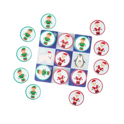 Joc tic tac toe din lemn varianta de sarbatori, Orange Tree Toys foto