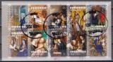 Olanda 2005 - Timbre de Crăciun II, Coliță autoadezivă, Cota CTO 5 EURO, Stampilat
