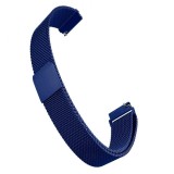 Curea tip Milanese Loop, compatibila Garmin Vivoactive 4, telescoape Quick Release, 22mm, Albastru, Very Dream