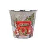 Cumpara ieftin Ghiveci decorativ mic - Christmas Planter - Car and Dog | Kaemingk