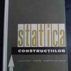 Statica Constructiilor Vol.1structuri Static Nedeterminate - A. Scarlat ,547608