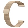 Curea tip Milanese Loop, compatibila Samsung Gear 2 Live, telescoape Quick Release, 22mm, Retro Gold, Metal, Very Dream