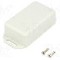 Carcasa ABS, 35mmx60mmx20mm, IP54, HAMMOND - 1551HFLGY