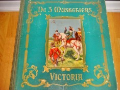 B197- Album vechi APTIBILDURI Fabrica ciocolata Victoria Cei 3 Muschetari.