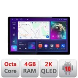 Navigatie dedicata Toyota RAV4 2018 Edonav ecran 13&quot; 2K 8 si 128 Android Waze USB Navigatie 4G 360 Toslink Youtube Radio KIT-RAV4 si CarStore Technolo