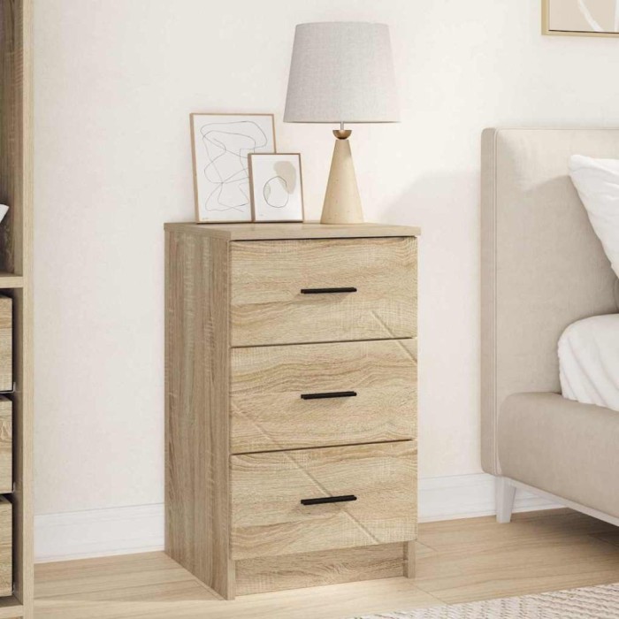 vidaXL Dulap de noapte Stejar sonoma 38 x 38 x 66 cm Lemn compozit 883376