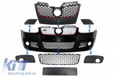 Accesorii Grile Bara fata GTI Look VW Golf 5 V (2003-2007) foto