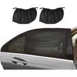 Set 2 x Protectie Anti Insecte Si Supraincalzire Pentru Geamurile Auto Laterale