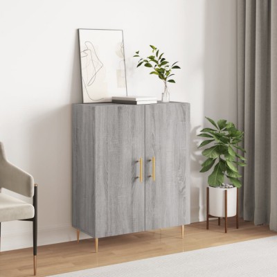 vidaXL Dulap, gri sonoma, 69,5x34x90 cm, lemn compozit foto