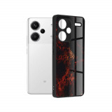 Cumpara ieftin Husa pentru Xiaomi Redmi Note 13 Pro+ 5G - Techsuit Glaze Series - Red Nebula, Carcasa
