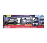 MAJORETTE LAND ROVER CU REMORCA PENTRU CAI SuperHeroes ToysZone, Simba