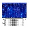 CASCADA CU LEDURI URIASA LUNGIME 9 METRI x 1 METRU,EFECT CURGERE,INTERCONECTOR!, Oem