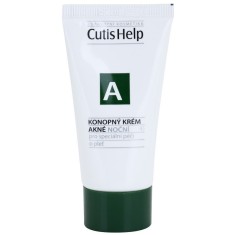 CutisHelp Health Care A - Acne crema de noapte de canepa pentru ten acneic 30 ml
