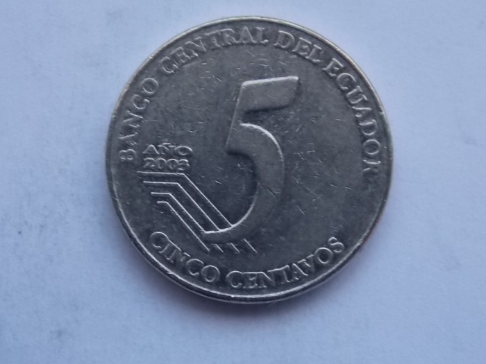 5 CENTAVOS 2003 ECUADOR