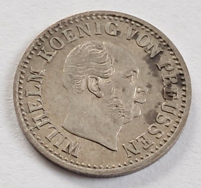 Germania ( Prusia) , &amp;frac12; Silbergroschen 1870 A , William I foto