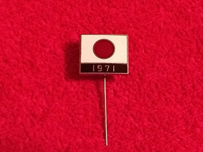 Insigna Comitetul Olimpic Japonia 1971 foto