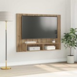 vidaXL Dulap pentru TV pe Perete stejar artizanal 120 x 23.5 x 90 cm