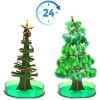 Brad Magic de Craciun Bambinice BN052, Decoratiune Brad, Inaltime 14cm, Set decoratiuni incluse: Ghirlanda, Stea, Sclipici, Copii