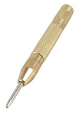 Cumpara ieftin Punctator automat metalic 130 mm, auriu-argintiu, otel carbon, cu arc