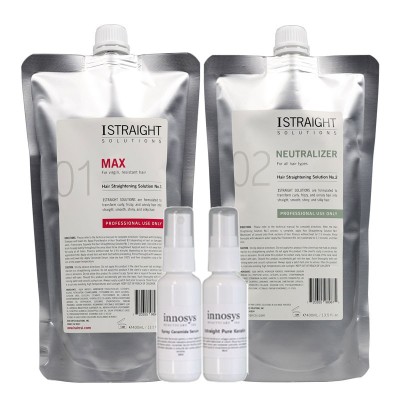 Kit Indreptare Permanenta Pentru Par Gros, Rezistent Istraight 400 ml foto