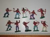 Lot 10 Figurine Indieni Hong Kong, Colectie, Jucarii Copii, Set Figurine Indieni