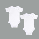 Set 2 body-uri din bumbac albe cu maneca scurta Drool (Marime: 18-24 Luni)