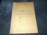 EVIDENTA CONTABILA SI ANALIZA ACTIVITATII ECONOMICE LUCRARI PRACTICE 1963