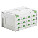 Festool SYS 3-SORT/12 - Valiza speciala SYSTAINER 395x295x210 mm gama mixta de scule