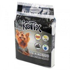 Set 10 covorase absorbante igienice pentru caini Kotix, cu carbon, 40 x 60 cm
