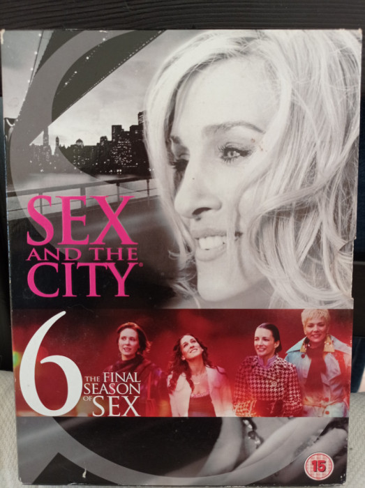 DVD - SEX AND THE CITY - THE COMPLETE SEASON 6 - engleza