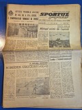 ziarul sportul popular 20 iulie 1966 - meciul de fotbal romania-uruguay 1-0