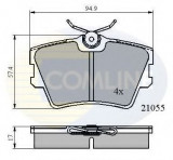 Set placute frana,frana disc VW TRANSPORTER IV bus (70XB, 70XC, 7DB, 7DW, 7DK) (1990 - 2003) COMLINE CBP0272