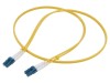 QOLTEC Cablu Patch Cord Fibra Optica LC/UPC Duplex 1m SMF G652D LSZH