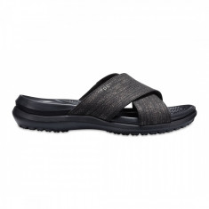 Papuci Femei Plaja Crocs Capri Shimmer Xband Sandal foto