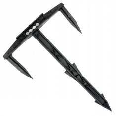Cui fixare folie agrotextil straturi, lungime 17 cm, latime 10 cm, negru