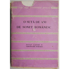 O suta de ani de sonet romanesc &ndash; Gheorghe Tomozei