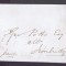 Great Britain 1843 Prestamp Stampless outer Wellington to Edinburgh D.018