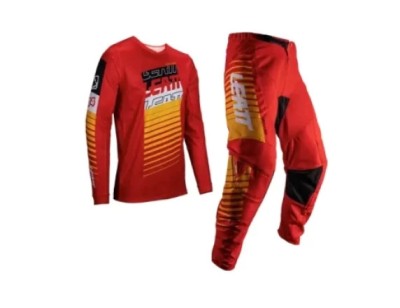 Echipament tricou+pantaloni Leatt 3.5 Red Black foto