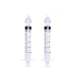 Cumpara ieftin Set 2 dispozitive pentru desfundat nasul bebelusilor, 12.5 x 3 x 2 cm, plastic, alb