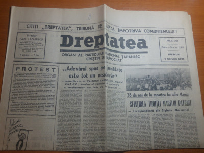 dreptatea 6 februarie 1991-38 ani de la moartea lui iuliu maniu foto