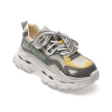 Pantofi sport GRYXX gri, Y2923, din piele naturala