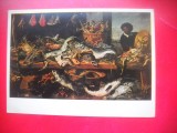 HOPCT 23619 PESCARIA- FRANS SNYDERS 1579-1657 -- RUSIA --MUZEE - CP PICTURA --NECIRCULATAMUNTII
