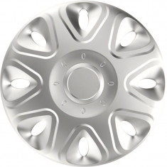 Capace roti auto Power 4buc - Argintiu - 15'' VER1512