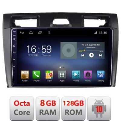 Navigatie Ford Fiesta MK5 2002-2008 Android radio gps internet Octa Core 8+128 LTE KIT-fiesta-mk5+EDT-E609 CarStore Technology foto